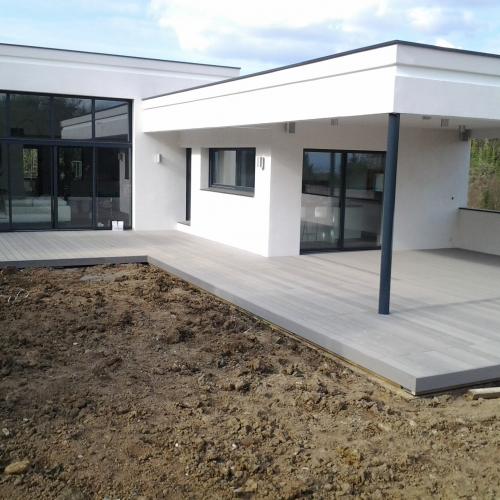 Pose de terrasse en bois & composite