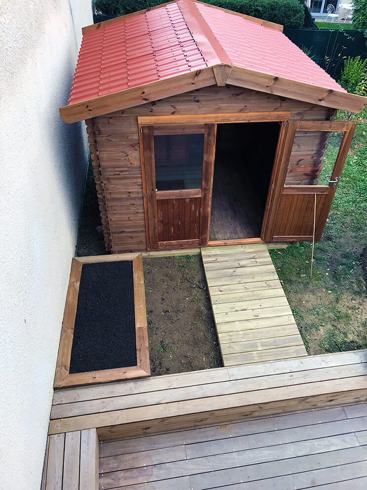 Abri de jardin VIVRE EN BOIS