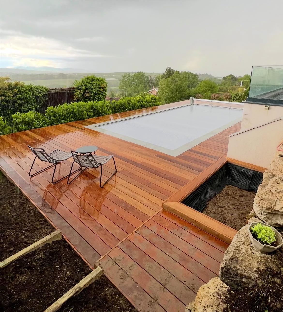 Pose de terrasse bois