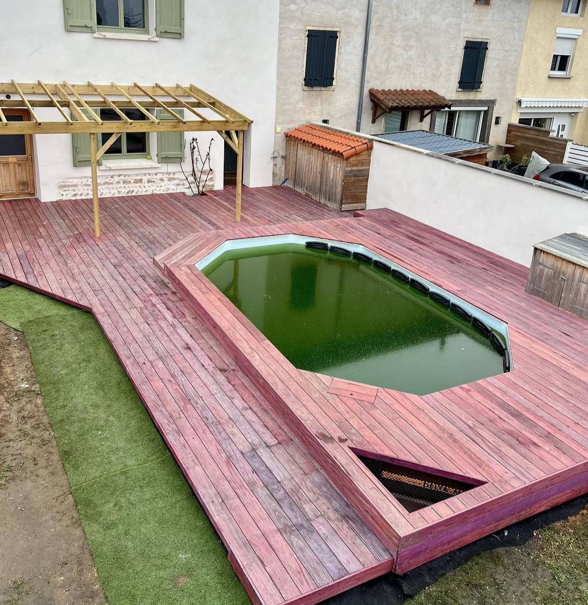 Pose de terrasse bois